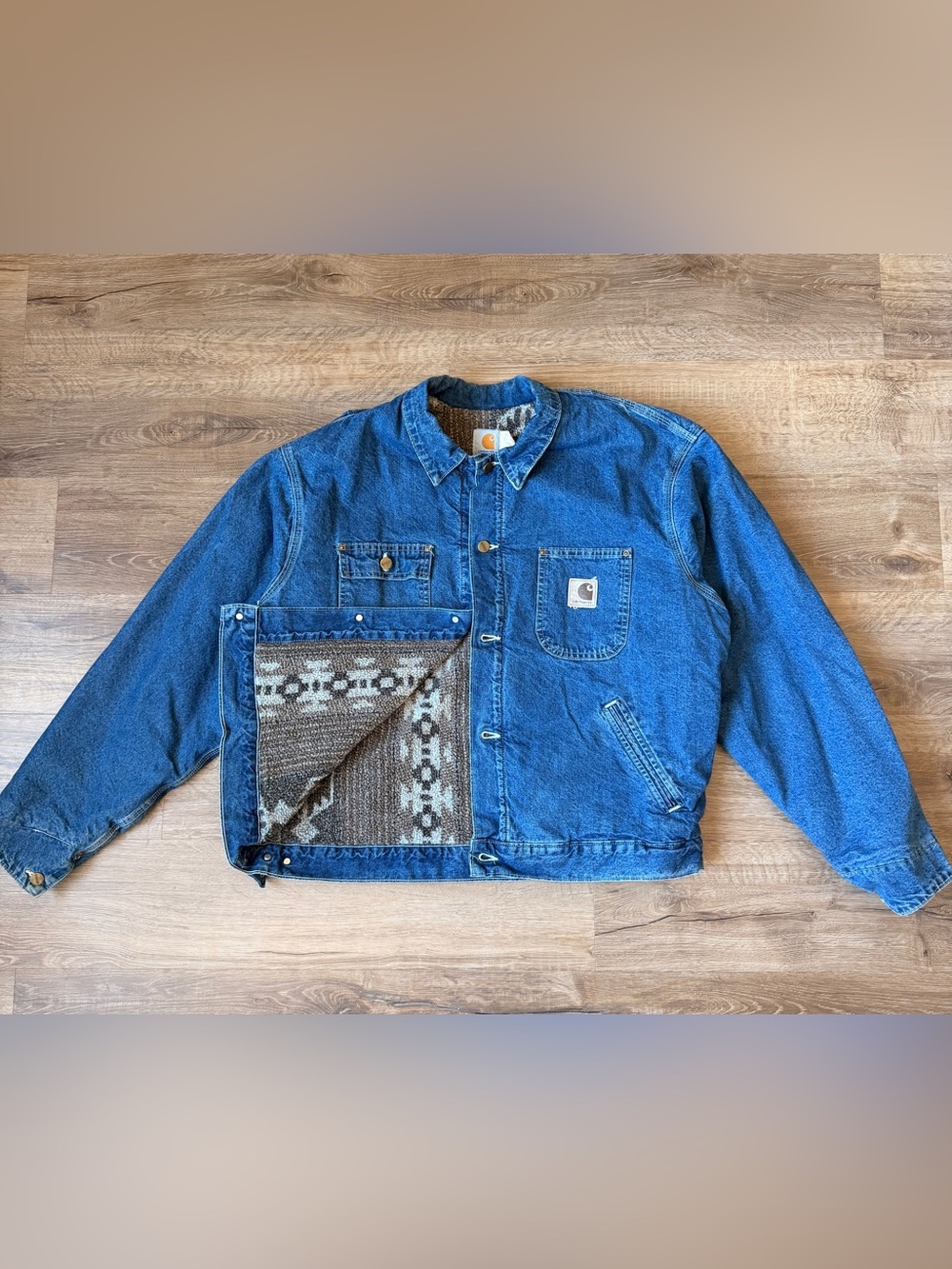 🇺🇸🔥 Carhartt JP1088 Southwestern Aztec Jacket Men’s XL Vintage 1996  🔥🇺🇸